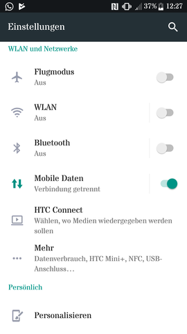 - (Internet, Fehler, HTC)