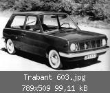 Trabant 603 - Jahr 1966 - (Auto, DDR)