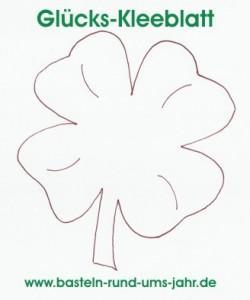 Glücks Kleeblatt von www.basteln-rund-ums-jahr.de - (Familie, Geschenk, Ratgeber)