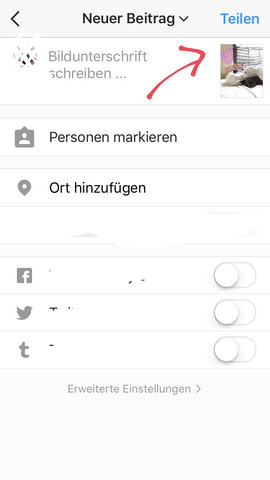 Instagram Bilder Posten Ohne Automatisches Zuschneiden Der Bilder Feed
