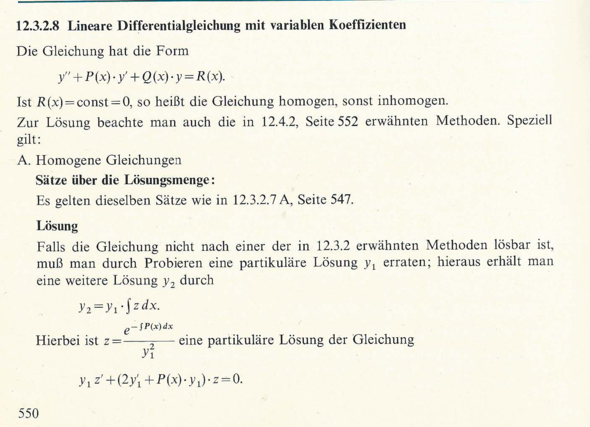 DGL´s - (Mathematik, Differentialgleichung, DGL)
