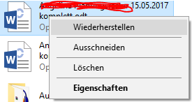 Wiederherstellen - (Computer, PC, Microsoft)