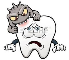 Dein Zahn mit Bakterius! - (Medizin, Zähne)