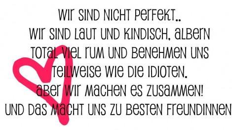 Für schöne eine freundin sprüche Die schönsten