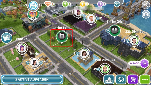 Sims Freeplay leerer Haushalt - (Freizeit, Spiele, Games)