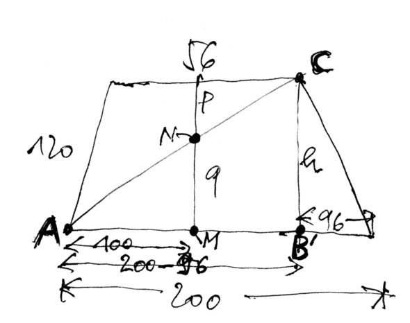  - (Mathematik, Geometrie, Trapez)