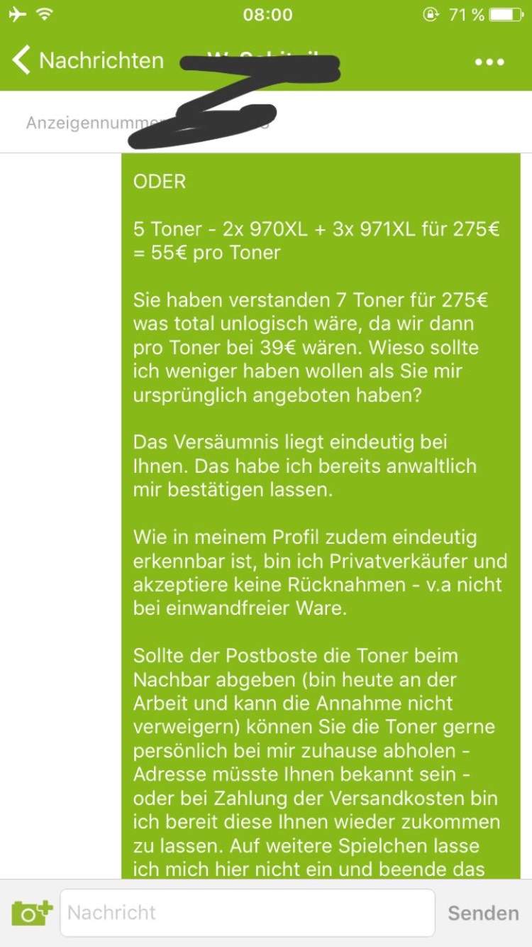Ebay Kleinanzeigen Käufer Will Ware Zurückgeben