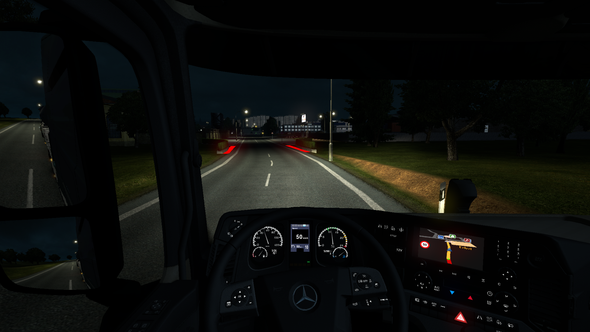 Am Ortsausgang, bzw. Ortseingang - (Grafik, Bug, Euro Truck Simulator 2)