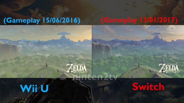  Hier sieht man deutlich den Unterschied von der WIIU Version und der der Switch - (Gaming, Nintendo Wii U, Zelda)