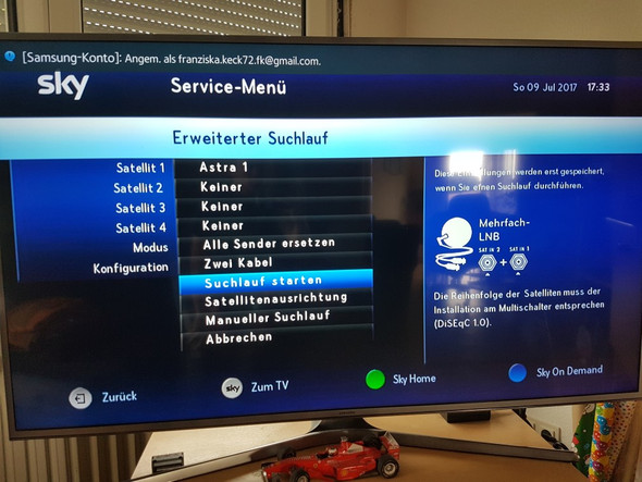 Kein Sat Empfang Uber Sky Sat Empfang