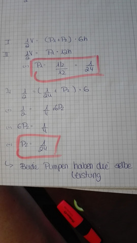 Pumpenaufgabe - (Mathematik, textaufgabe)