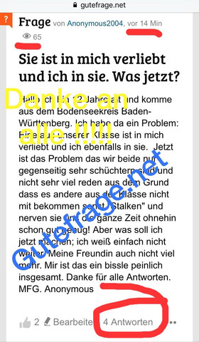 Danke - (Schule, Liebe, Freundschaft)