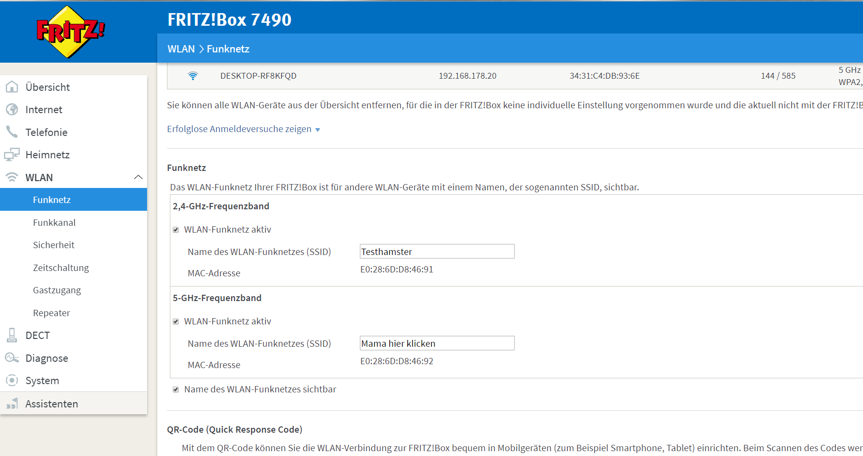 fritzbox 2 4 und 5 ghz gleichzeitig einstellen
