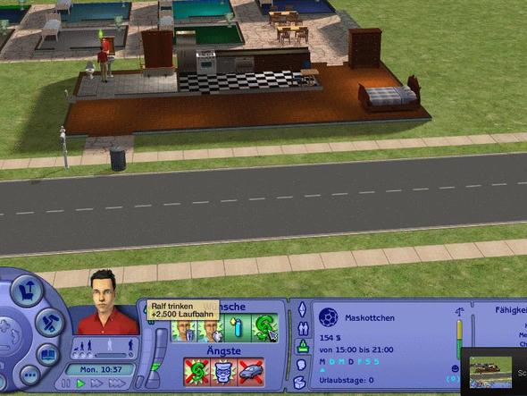 Screenshot (Der Polizist heißt Ralf) - (Beziehung, Sims 2)