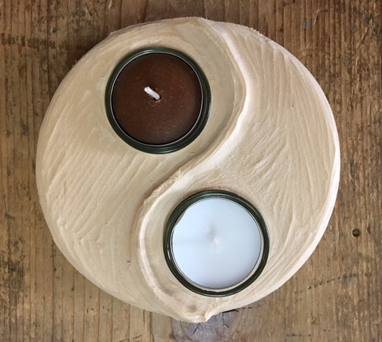 Holzrohling Yin und Yang zum selbst Schnitzen aus Lindenholz - (Schnitzen, yin yang)