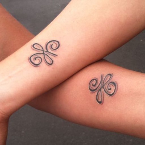 keltisches Symbol für "Loyalität" - (Tattoo, aggressiv, Flügel)