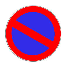Zeichen 286 - eingeschränktes Halteverbot - (Verkehrsrecht, Straßenverkehrsordnung)