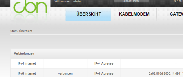  - (Computer, Kabel Deutschland, IPv4)