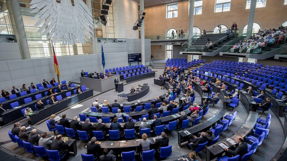 Bundestag Halbkreis - (Politik, Deutschland, Bundestag)