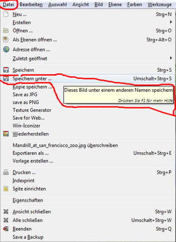 Gimp Png Speichern Unter Secadigi Ml