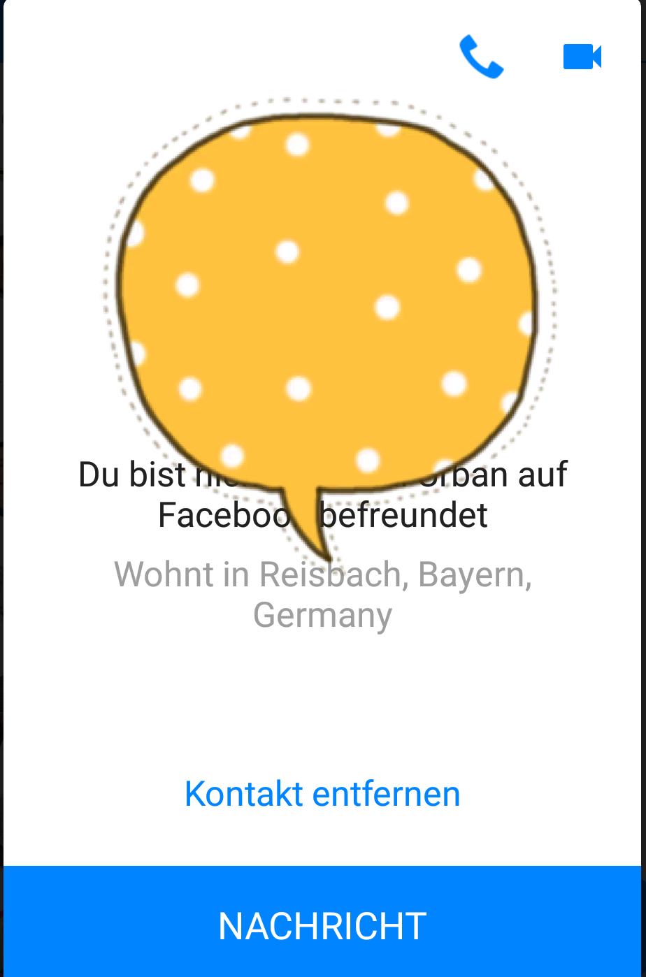 Im Messenger Verbunden Aber Nicht Befreundet
