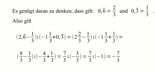 Periodische Dezimalzahlen und Brüche - (Mathematik)