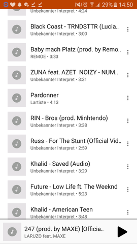 - (Hip Hop, RnB, Liebeslieder)