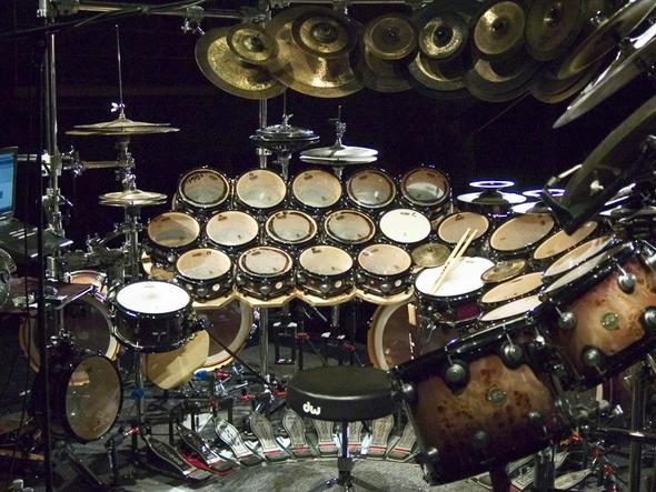 Terry Bozzio Set - (Musik, Schlagzeug, Bühne)