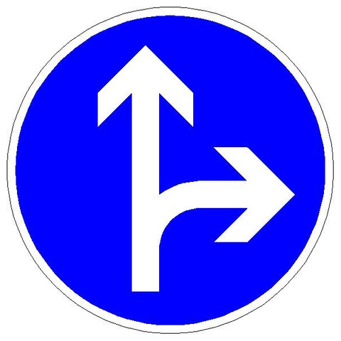- (Verkehrsrecht, vorgeschriebene Fahrtrichtung)