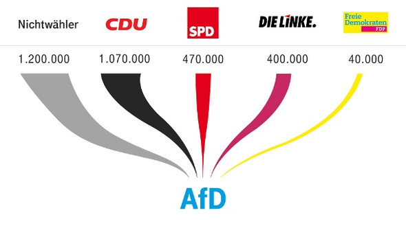 AfD Wählerwanderung 2017 - (Politik, Deutschland, Philosophie und Gesellschaft)