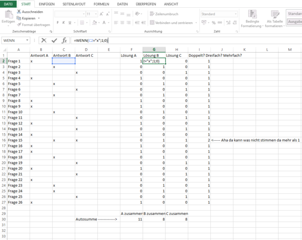 E1 - (Microsoft Excel)