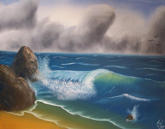 Wie Meer Oder Wasser Zeichnen Malen