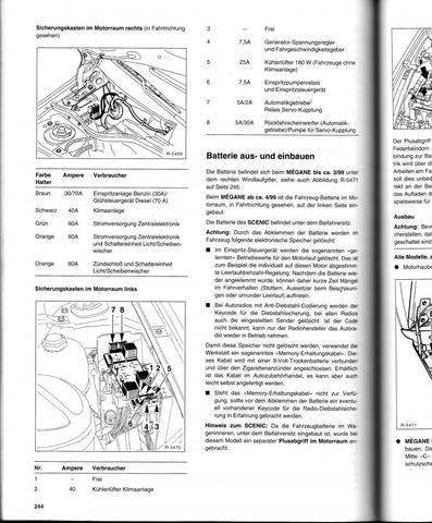 Wie Komme Ich In Meinem Renault Scenic An Den Sicherungskasten Im Motorraum Auto Sicherung
