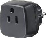 Reisestecker Schutzkontakt Nordamerika-Europa - (Technik, Technologie, Licht)