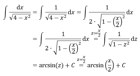 arcsin - (Schule, Mathematik, integralrechnung)