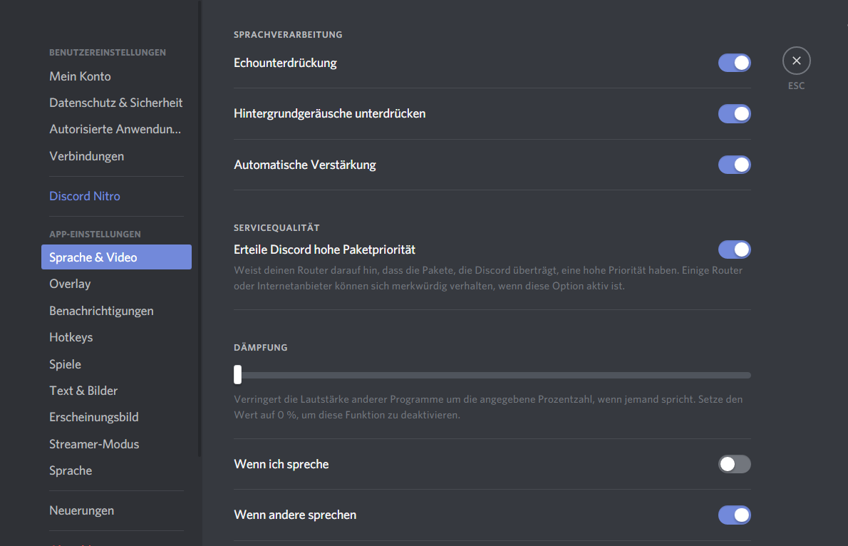 Discord übertönt die anderen Sounds? (Musik, Spiele und Gaming, Sound)
