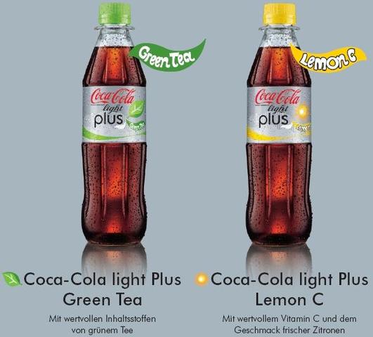 Coca-Cola light Plus Lemon C & Green Tea (2008-2010) - (Getränke, Cola)