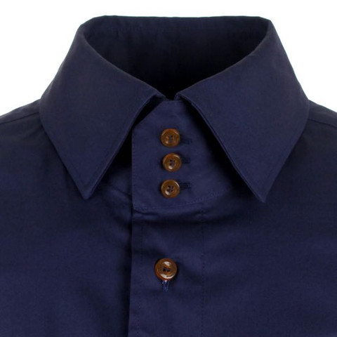 Hemd mit 3 Knopfkragen  - (Kleidung, Mode, Hemd)