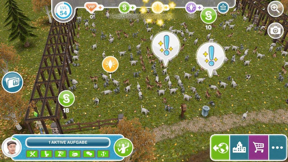 Sims Freeplay Petfarm Simoleons LP Cheat Bug - (Sims, Cheat, danke)