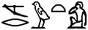 "Liebe" geschrieben in klassischen Hieroglyphen - (Liebe, Bedeutung, Hieroglyphen)