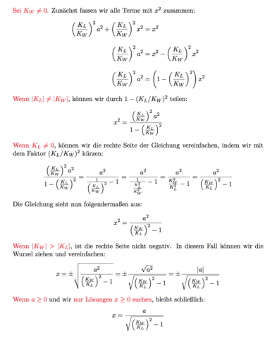 Gleichung loesen - (Technik, Technologie, Mathematik)