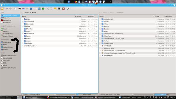 Suchen - (Linux, KDE, datei manager)