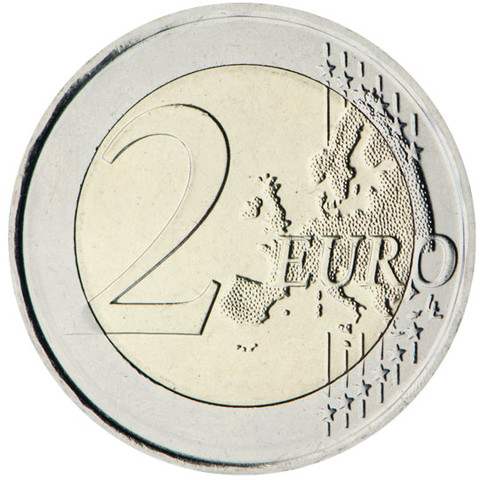 2 Euro (neu) - (Geld, Münzen, Währung)