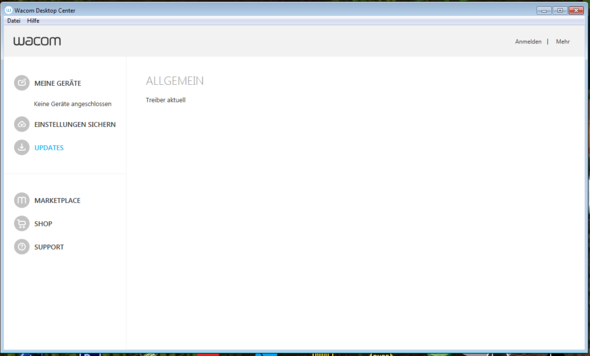 Wacom Intuos Treiber Problem - DER TABLETT-TREIBER WURDE NICHT GEFUNDEN