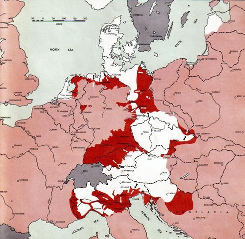 Die Frontverläufe Mai '45 - (Deutschland, Geschichte, Krieg)