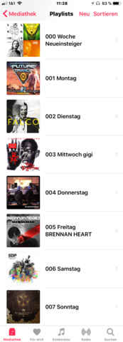 - (Musik, iPhone, App)