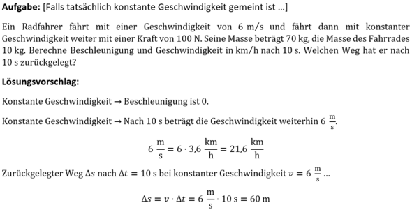 - (Schule, Sport, Mathematik)