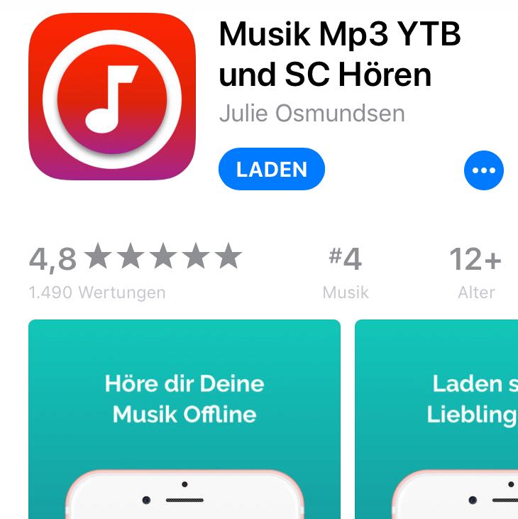 Mit welcher App kann man offline kostenlos Musik hören (Apple ...