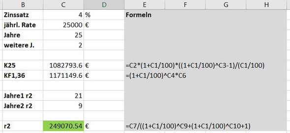 Rentenrechnung Drei Gleich Grosse Raten Mathematik Rechnung Oberstufe