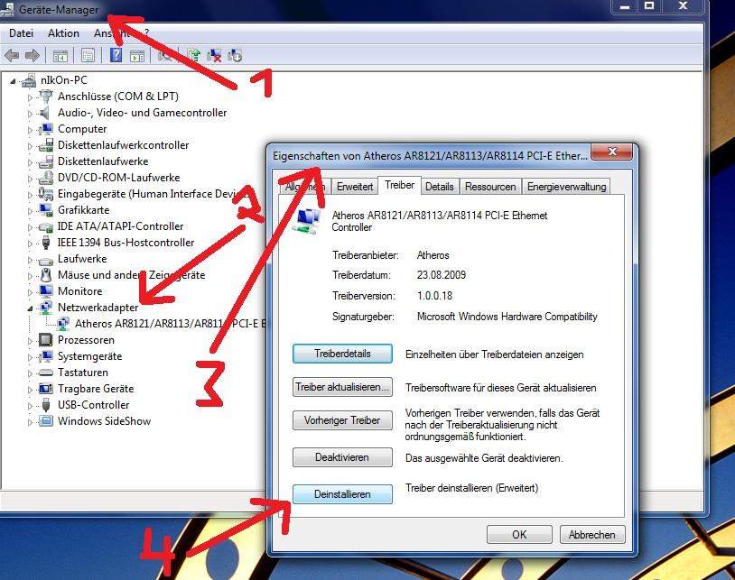 Netzwerkprobleme Modem wird nicht erkannt (PC, Netzwerk)
